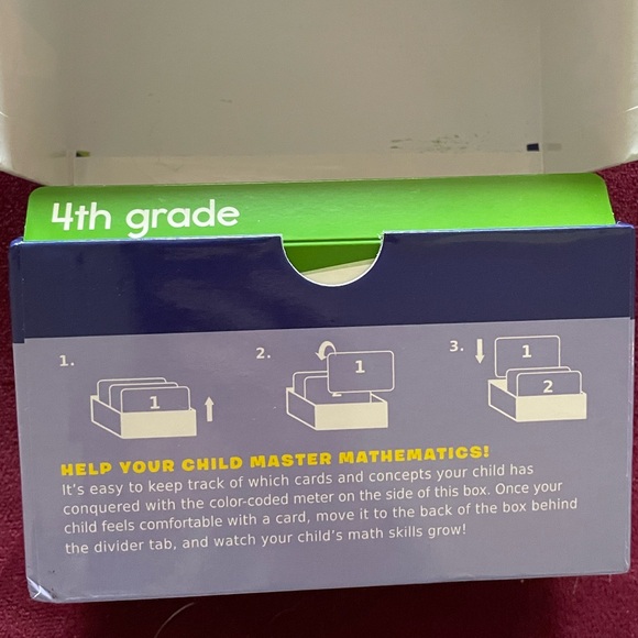 4th Grade Math Flash Cards - Picture 2 of 6